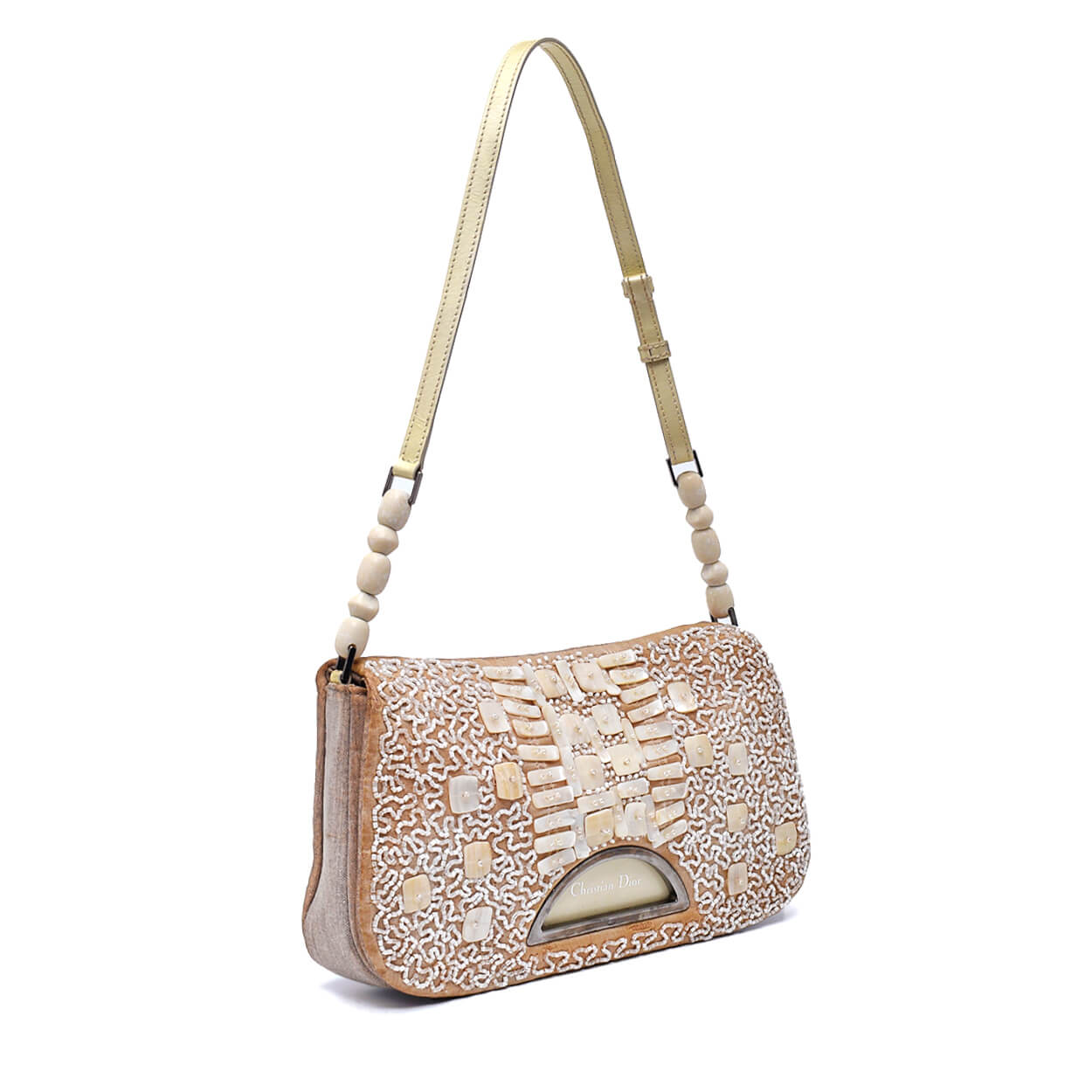 Christian Dior - Vintage Beige Malice Embellished Ltd. Edt Flap Bag